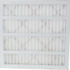 Pleated Air Filter: Wireless Pleated, MERV 8, Synthetic, 20" High, 20" Wide, 1" Deep