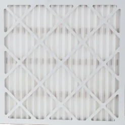 Pleated Air Filter: Wireless Pleated, MERV 8, Synthetic, 20" High, 20" Wide, 1" Deep