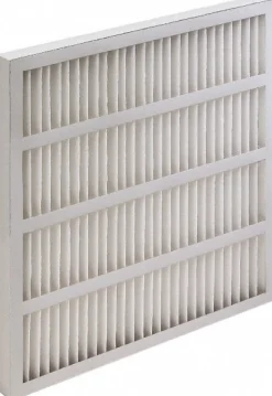 Pleated Air Filter: Wireless Pleated, MERV 8, Synthetic, 20" High, 20" Wide, 2" Deep