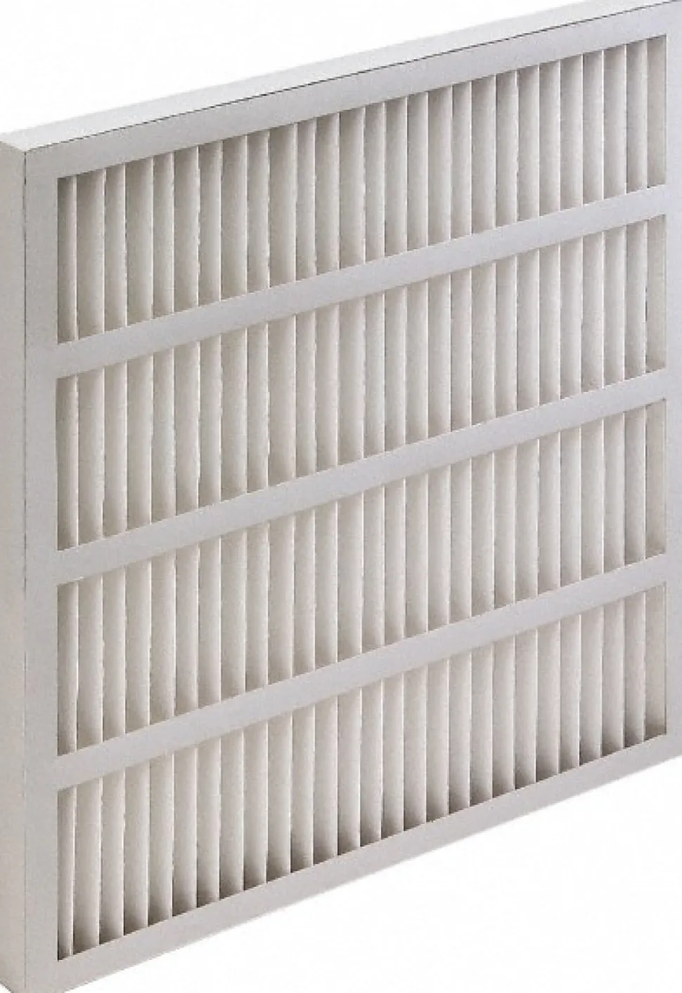 Pleated Air Filter: Wireless Pleated, MERV 8, Synthetic, 20" High, 20" Wide, 2" Deep