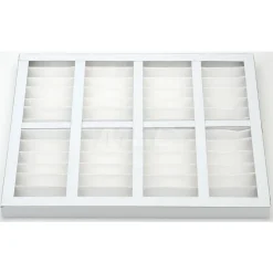 Pleated Air Filter: Wireless Pleated, MERV 8, Synthetic, 35% Efficient, 20" High, 25" Wide, 2" Deep