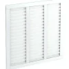 Pleated Air Filter: Wireless Pleated, MERV 8, Synthetic, 35% Efficient, 20" High, 20" Wide, 1" Deep