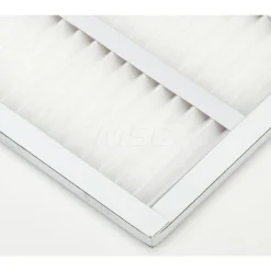 Pleated Air Filter: Wireless Pleated, MERV 8, Synthetic, 35% Efficient, 20" High, 20" Wide, 1" Deep