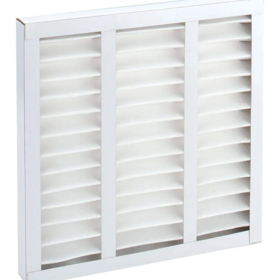 Pleated Air Filter: Wireless Pleated, MERV 8, Synthetic, 35% Efficient, 18" High, 18" Wide, 2" Deep
