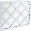 Pleated Air Filter: Wireless Pleated, MERV 8, Synthetic, 35% Efficient, 16" High, 20" Wide, 1" Deep
