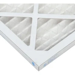 Pleated Air Filter: Wireless Pleated, MERV 8, Synthetic, 35% Efficient, 16" High, 20" Wide, 1" Deep