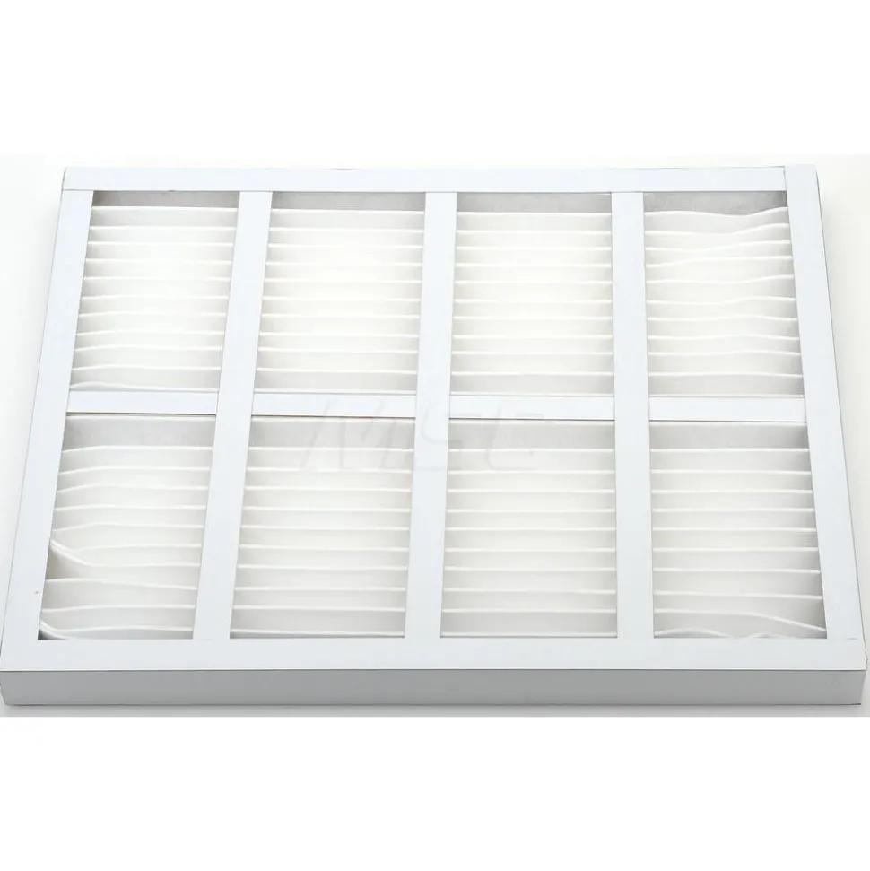 Pleated Air Filter: Wireless Pleated, MERV 8, Synthetic, 35% Efficient, 20" High, 25" Wide, 2" Deep