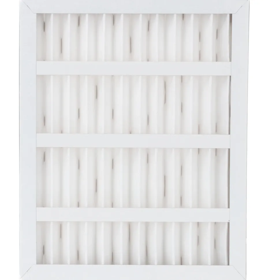 Pleated Air Filter: Wireless Pleated, MERV 8, Synthetic, 16" High, 20" Wide, 2" Deep