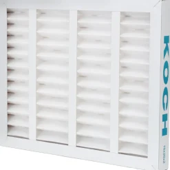 Pleated Air Filter: Wireless Pleated, MERV 8, Synthetic, 16" High, 20" Wide, 2" Deep