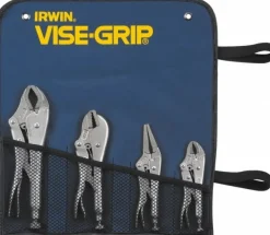 Plier Set: 4 Pc, Locking Pliers