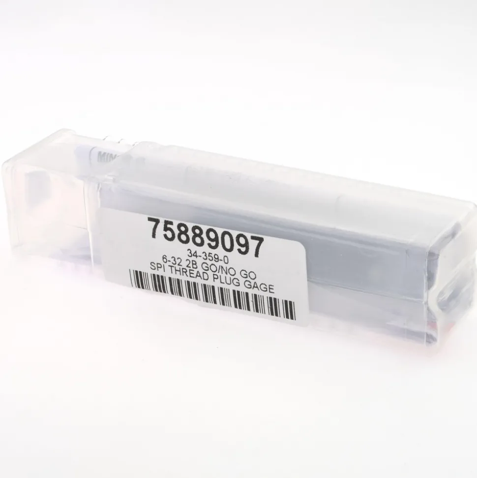 Plug Thread Gage: #6-32 Thread, 2B Class, Double End, Go & No Go
