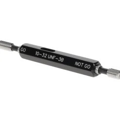 Plug Thread Gage: #10-32 Thread, 3B Class, Double End, Go & No Go