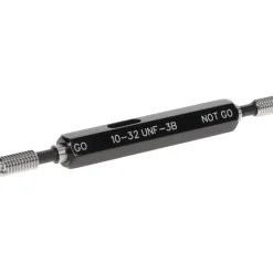 Plug Thread Gage: #10-32 Thread, 3B Class, Double End, Go & No Go