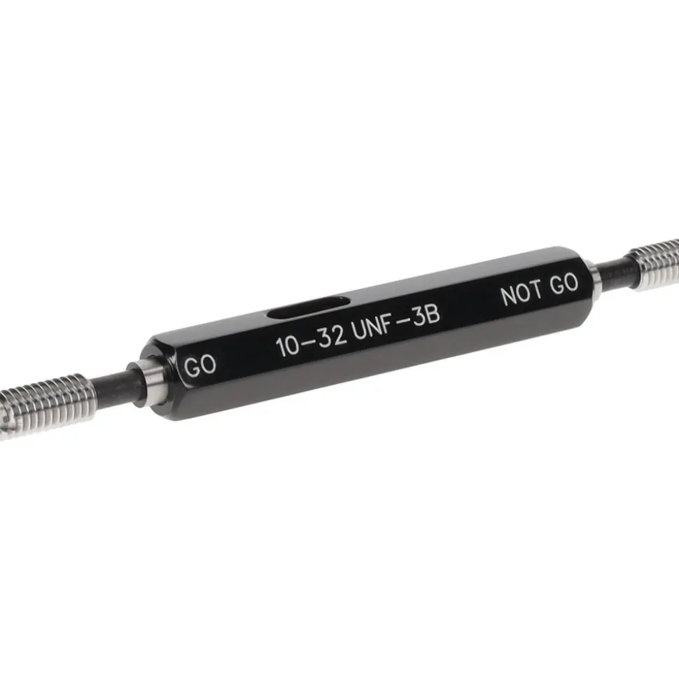 Plug Thread Gage: #10-32 Thread, 3B Class, Double End, Go & No Go