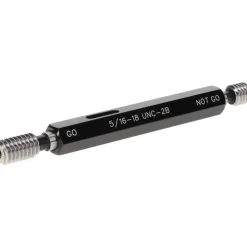 Plug Thread Gage: 5/16-18 Thread, 2B Class, Double End, Go & No Go