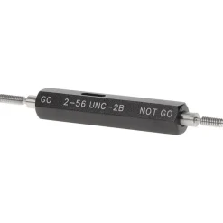 Plug Thread Gage: #2-56 Thread, 2B Class, Double End, Go & No Go