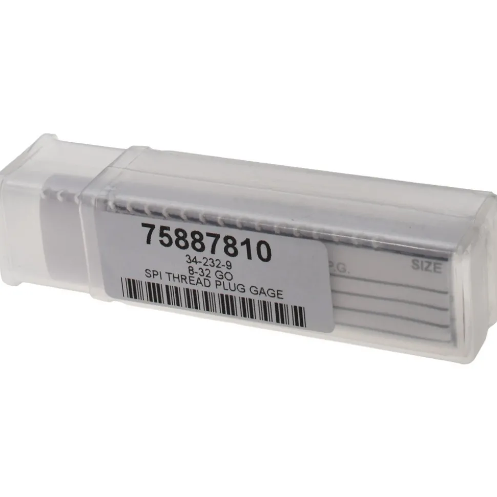 Plug Thread Gage: #8-32 Thread, 2B Class, Single End, Go