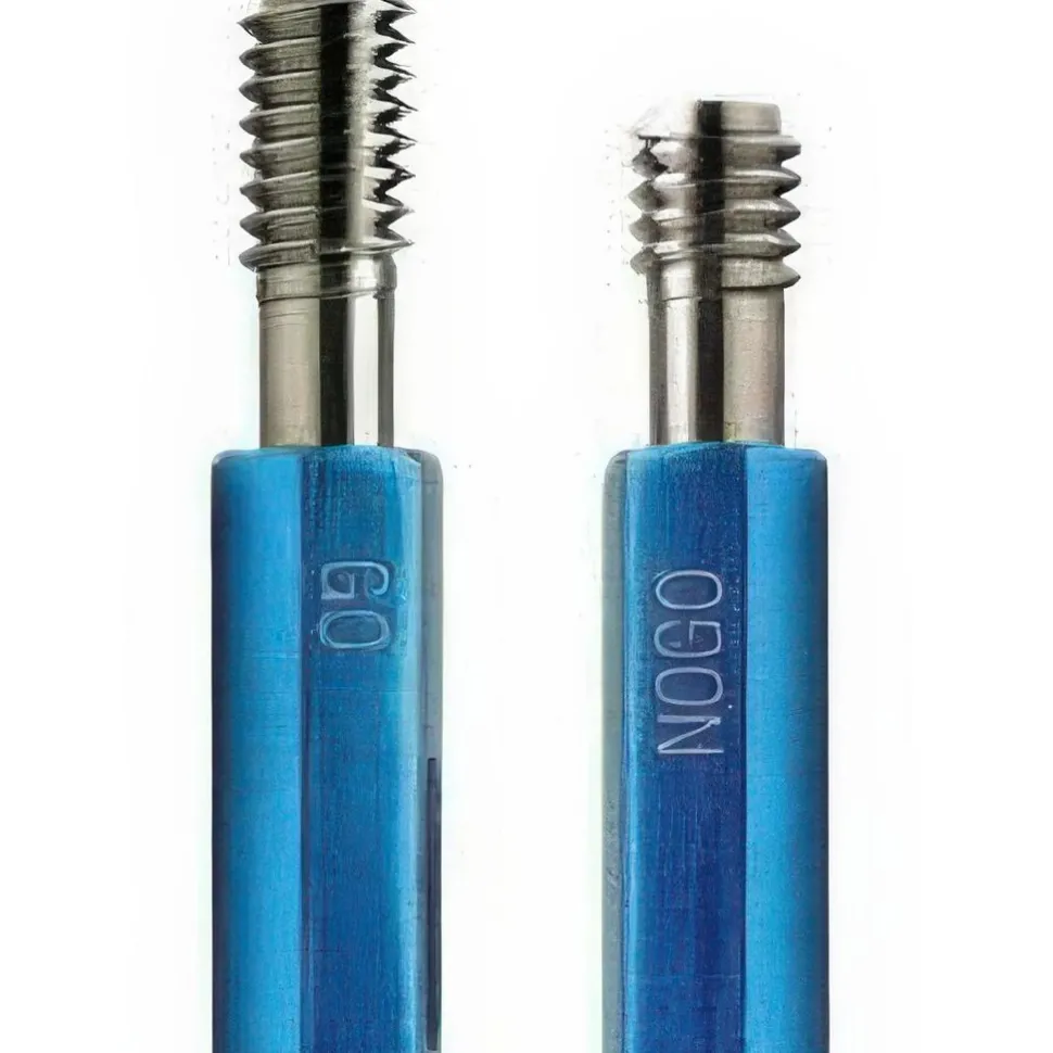Plug Thread Gage: #4-40 Thread, 2B Class, Double End, Go & No Go