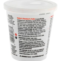 Plumbers Putty: Type: Plumber's Putty; Container Size: 14 oz; For Use With: Frames, faucets, & Strainer Baskets