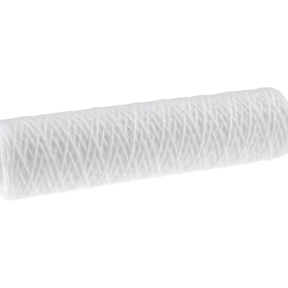 Plumbing Cartridge Filter: 2-1/2" OD, 9-7/8" Long, 30 micron, Polypropylene