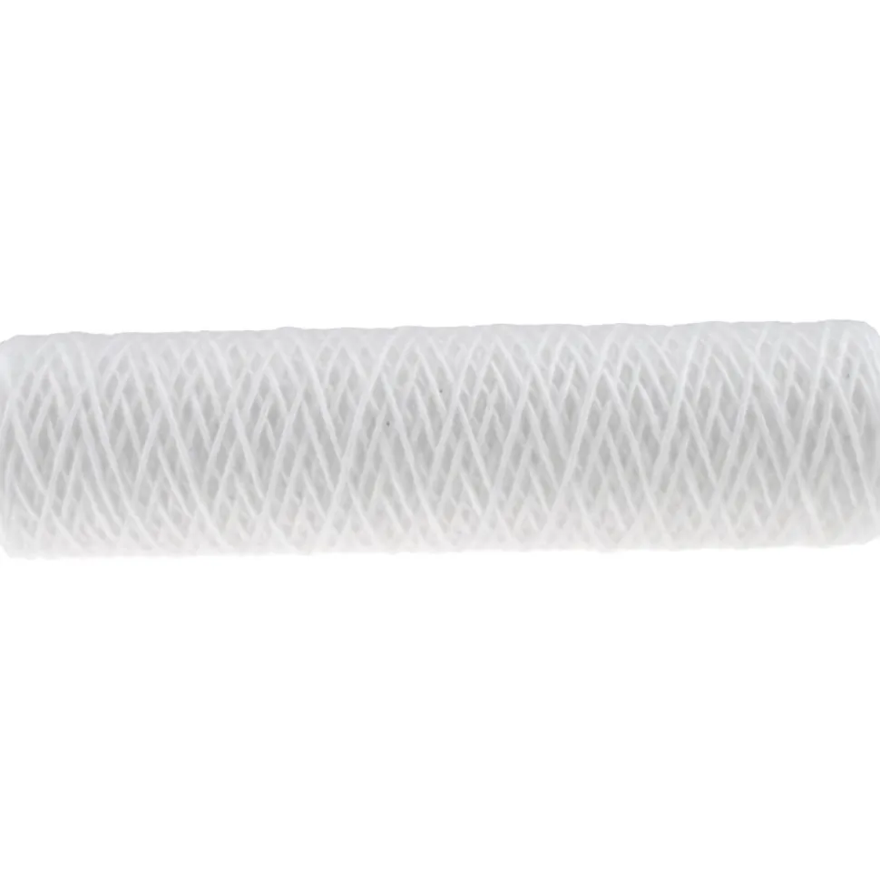 Plumbing Cartridge Filter: 2-1/2" OD, 9-7/8" Long, 30 micron, Polypropylene
