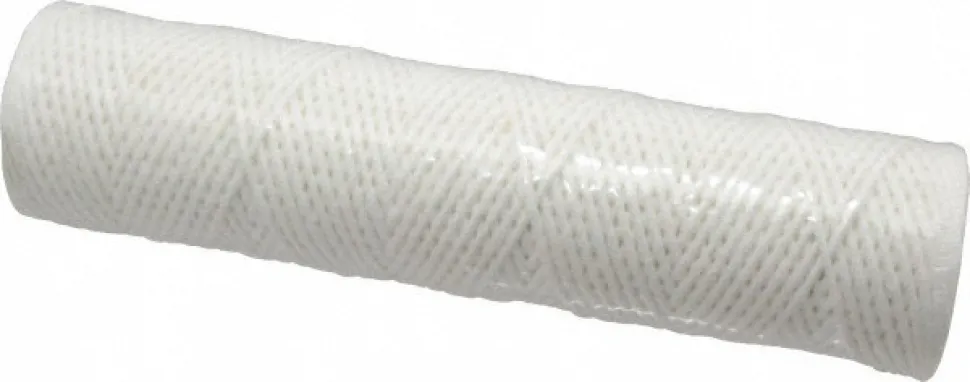 Plumbing Cartridge Filter: 2-1/2" OD, 10" Long, 10 micron, Cotton