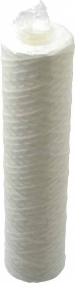 Plumbing Cartridge Filter: 2-1/2" OD, 10" Long, 5 micron, Polypropylene Cotton