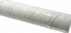 Plumbing Cartridge Filter: 2-1/2" OD, 10" Long, 20 micron, Cotton