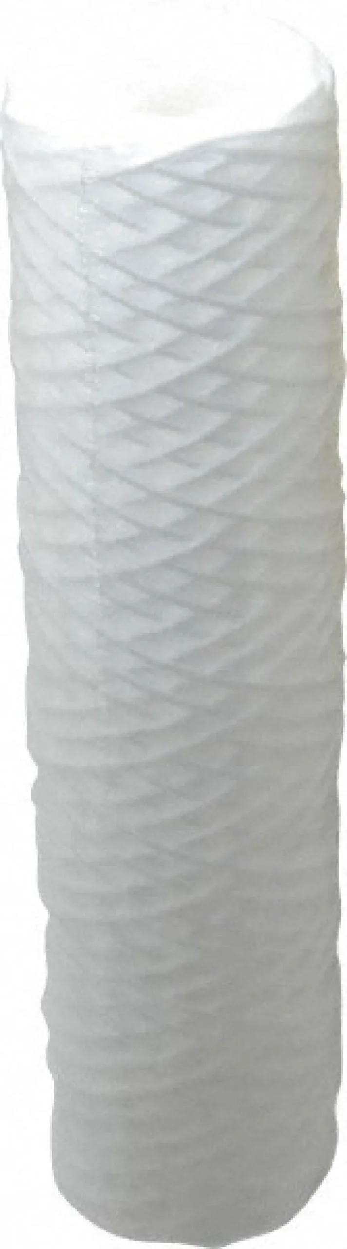 Plumbing Cartridge Filter: 2-1/2" OD, 10" Long, 50 micron, Polypropylene Cotton