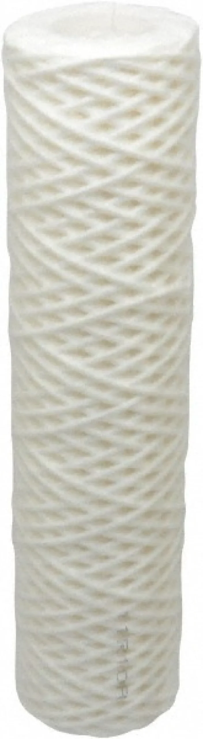 Plumbing Cartridge Filter: 2-1/2" OD, 10" Long, 50 micron, Cotton
