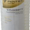Plumbing Cartridge Filter: 4-1/2" OD, 9-7/8" Long, 100 micron, Fibrillated Polypropylene