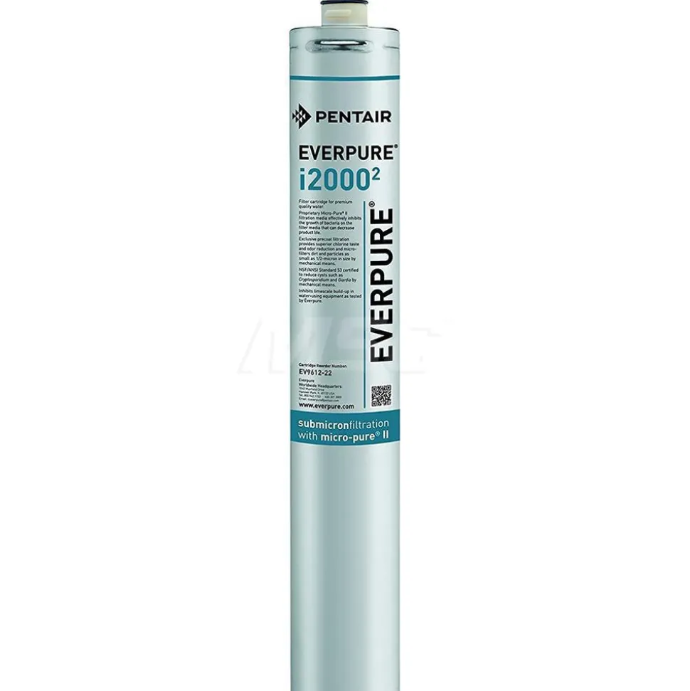 Plumbing Cartridge Filter: 3-1/2" OD, 20-3/4" Long, 0.5 micron, Activated Carbon
