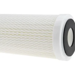 Plumbing Cartridge Filter: 2-1/2" OD, 9-3/4" Long, 50 micron, Polyester