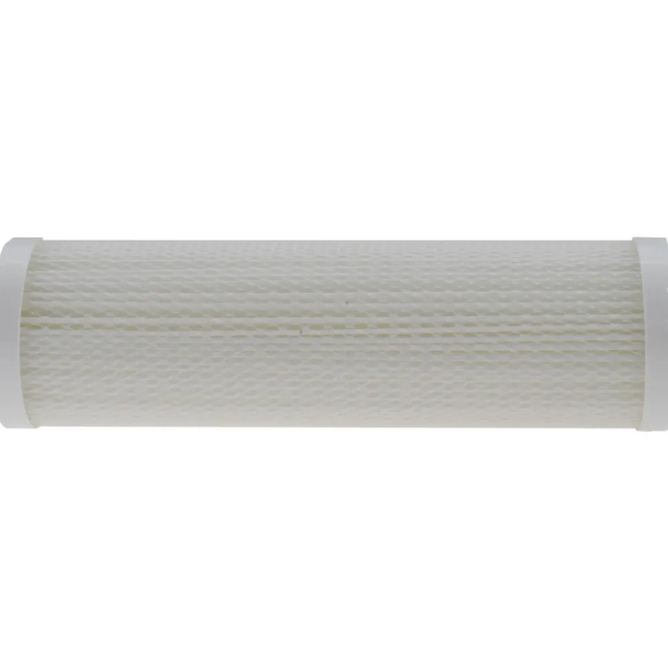 Plumbing Cartridge Filter: 2-1/2" OD, 9-3/4" Long, 50 micron, Polyester