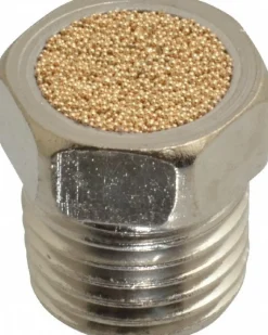 Pneumatic Breather Vent Muffler: 1/4" Male NPT