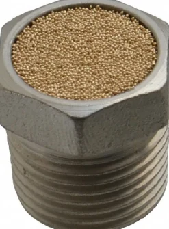 Pneumatic Breather Vent Muffler: 3/8" Male NPT