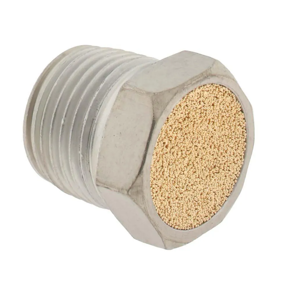 Pneumatic Breather Vent Muffler: 1/2" Male NPT
