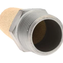 Pneumatic Exhaust Muffler: 3/4" Male NPT, 99 dB
