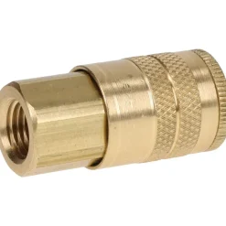 Pneumatic Hose Coupling: 1/4-18, 1/4" Body Dia, Industrial Interchange
