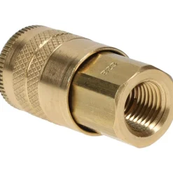 Pneumatic Hose Coupling: 1/4-18, 1/4" Body Dia, Industrial Interchange