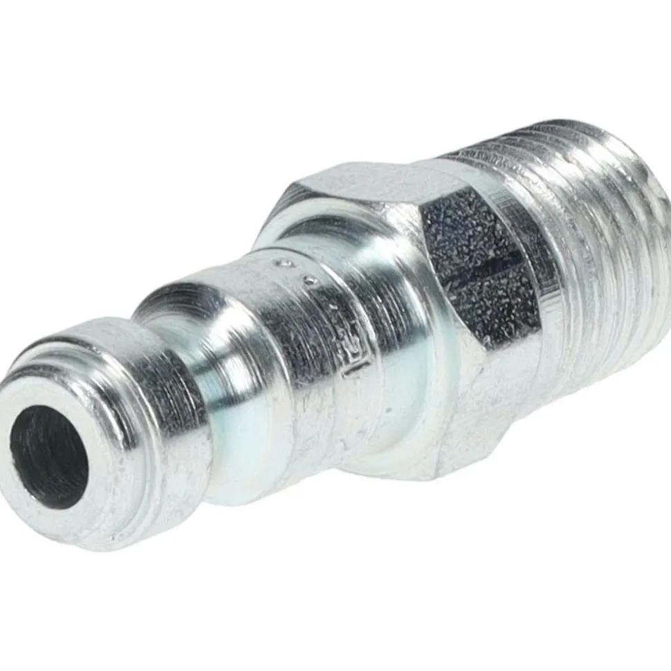 Pneumatic Hose Coupling: 1/4-18, 1/4" Body Dia, Tru-Flate Automotive Interchange