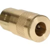 Pneumatic Hose Coupling: 1/4-18, 1/4" Body Dia, Tru-Flate Automotive Interchange