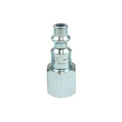 Pneumatic Hose Coupling: 1/4" Thread, 1/4" Body Dia, Industrial Interchange