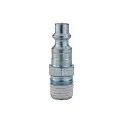Pneumatic Hose Coupling: 1/4" Thread, 1/4" Body Dia, Industrial Interchange