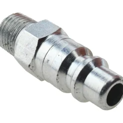 Pneumatic Hose Coupling: 1/4" Thread, 3/8" Body Dia, Industrial Interchange