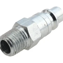 Pneumatic Hose Coupling: 1/4" Thread, 3/8" Body Dia, Industrial Interchange