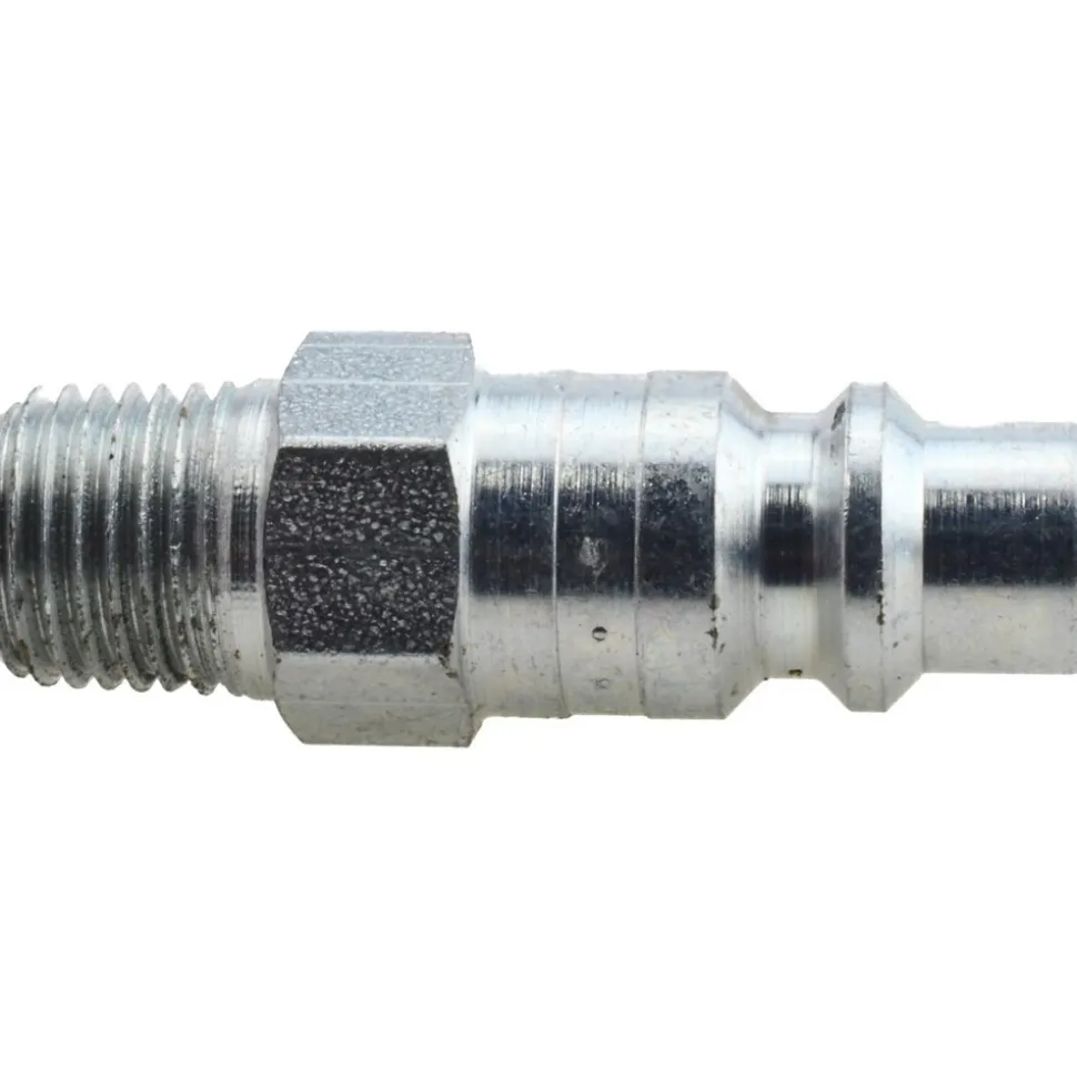 Pneumatic Hose Coupling: 1/4" Thread, 3/8" Body Dia, Industrial Interchange