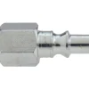 Pneumatic Hose Coupling: 1/4" Thread, 1/4" Body Dia, ARO Interchange