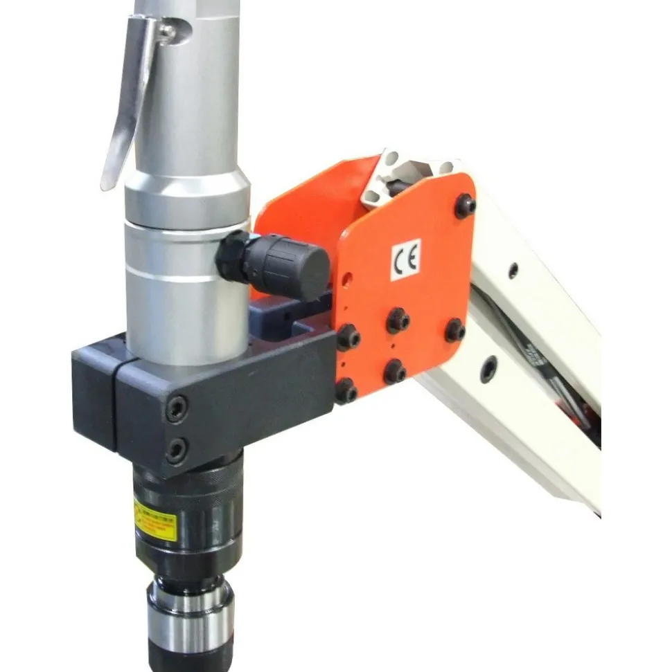 Pneumatic Tapping Arm: 39" Arm Reach, 1" Max Aluminum, 1" Max Steel, 220 RPM