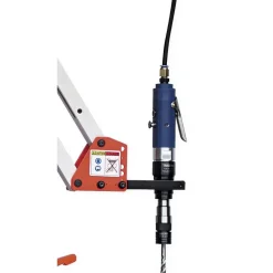Pneumatic Tapping Arm: 58" Arm Reach, 9/16" Max Aluminum, 1/2" Max Steel, 400 RPM